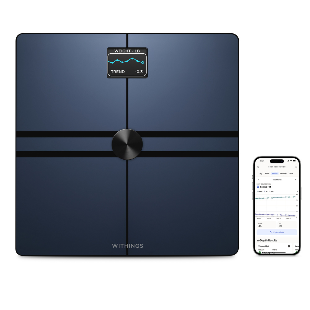Withings Body Comp - Complete Body Analysis Wi-Fi Smart Scale 