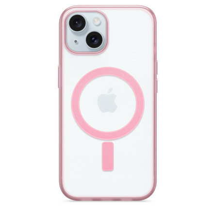 Coque en silicone avec MagSafe pour iPhone 13 - Rose craie - Apple (FR)