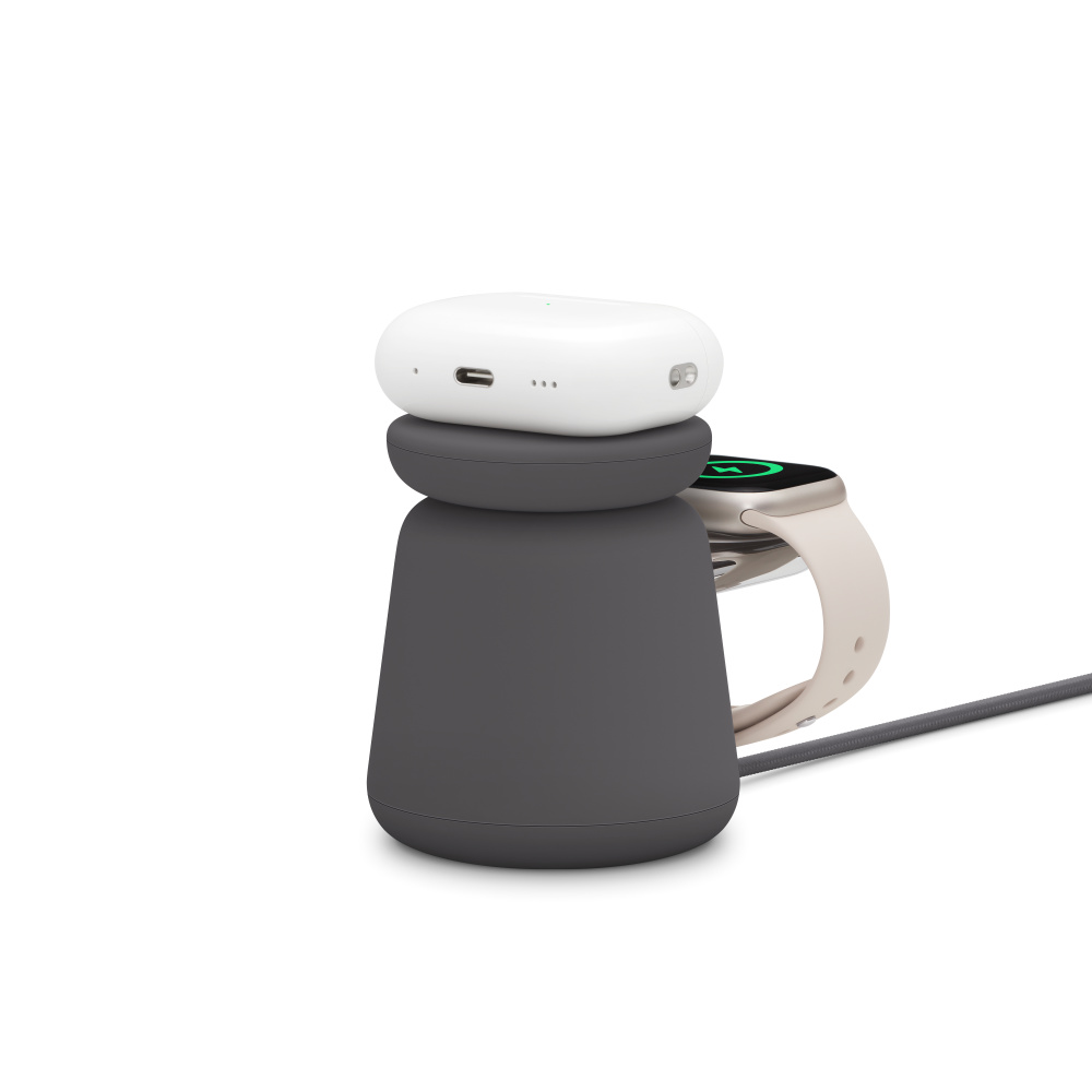 Belkin BOOST↑CHARGE™ PRO 2-in-1 Wireless Ladedock mit MagSafe - Anthrazit -  Apple (DE)