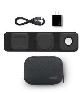 mophie 3-in-1 travel charger with MagSafe - Apple（日本）