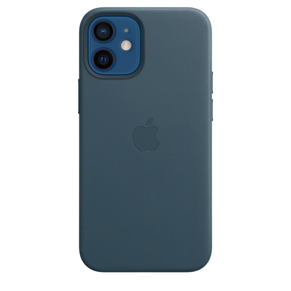 MagSafe対応iPhone 12 miniレザーケース - バルティックブルー