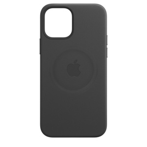 Iphone 12 Mini Leather Case With Magsafe Black Apple Uk