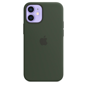 Iphone 12 Mini Silicone Case With Magsafe Cyprus Green Apple Uk