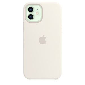 iPhone 12 | 12 Pro Silicone Case with MagSafe - White - Apple