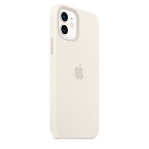 iPhone 12 | 12 Pro Silicone Case with MagSafe - White - Apple