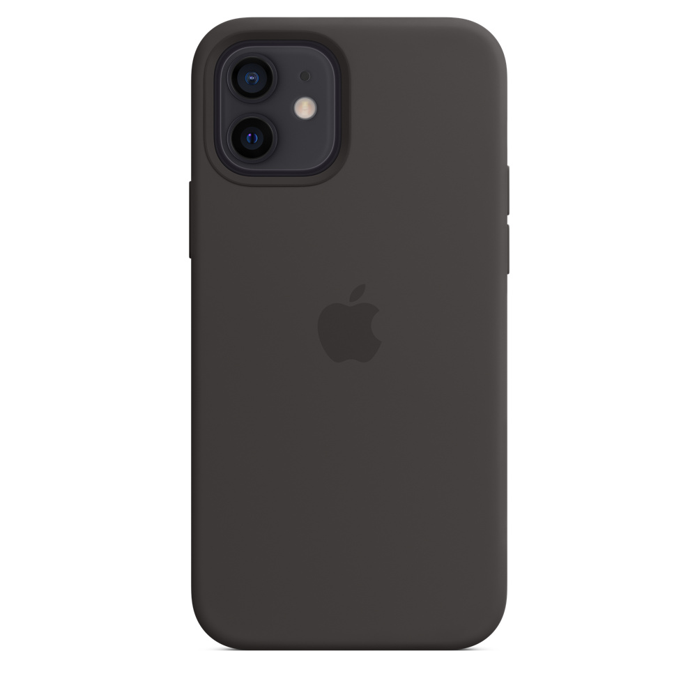 iPhone 12  12 Pro Silikon Case mit MagSafe - Schwarz - Apple (DE)
