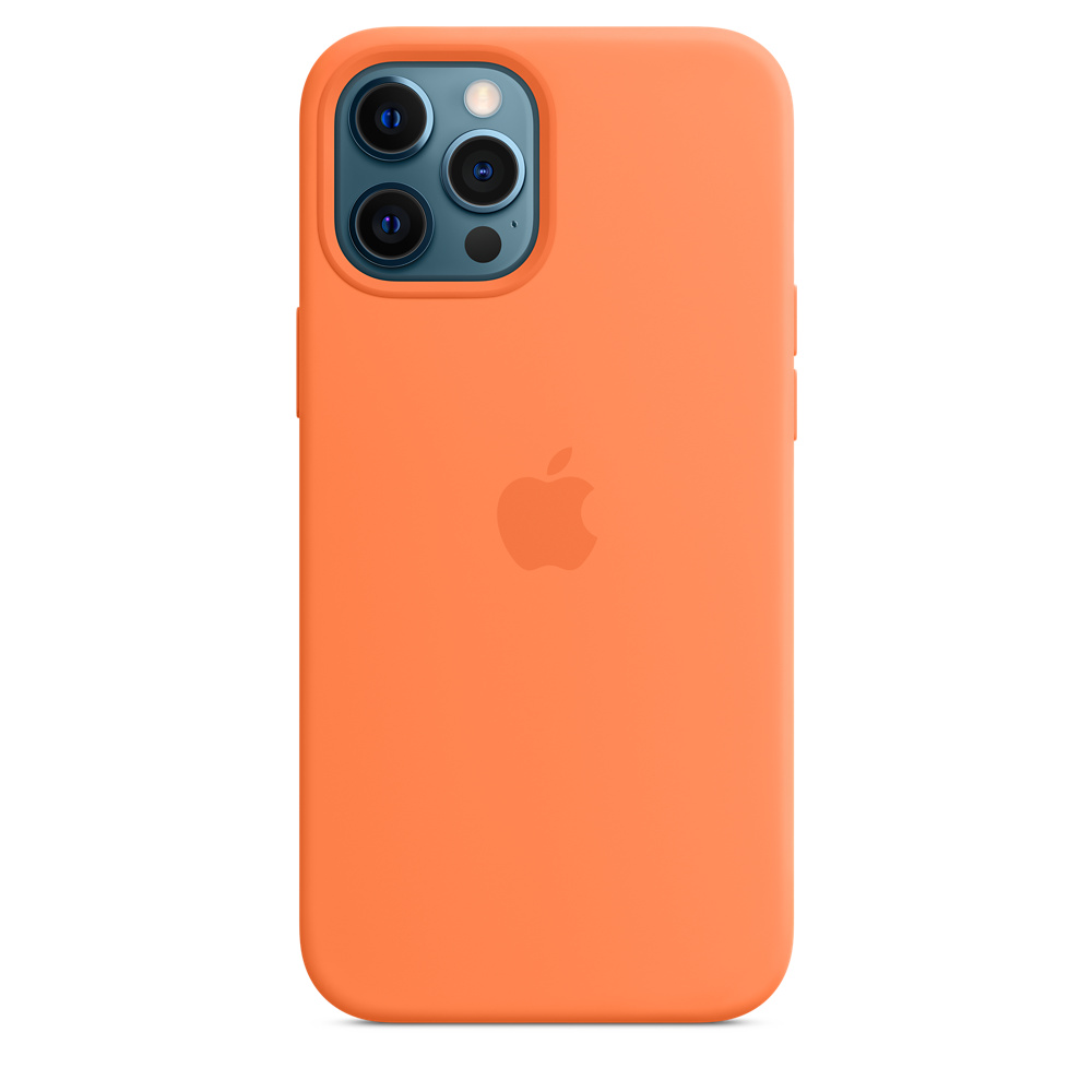 plotseling door elkaar haspelen voertuig iPhone 12 Pro Max Silicone Case with MagSafe - Kumquat - Apple
