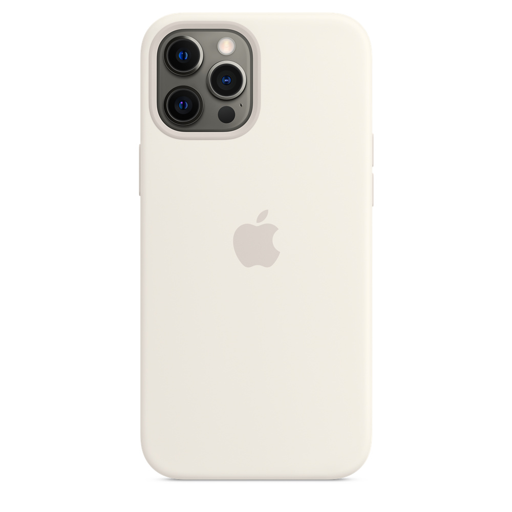 MagSafe対応iPhone 12 Pro Maxシリコーンケース - ホワイト