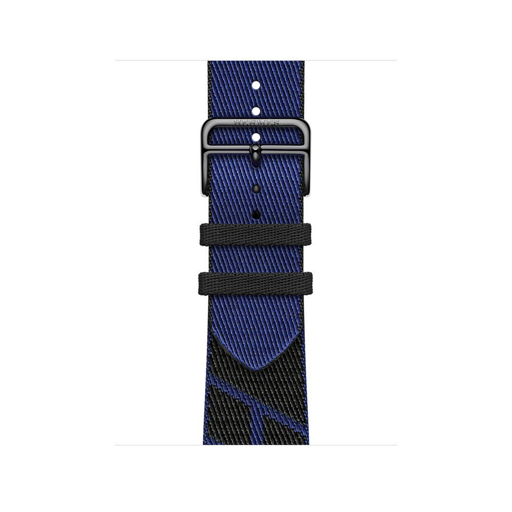 Apple Watch Hermès - 40mmケース用ジャンピング（黒/ブルー 