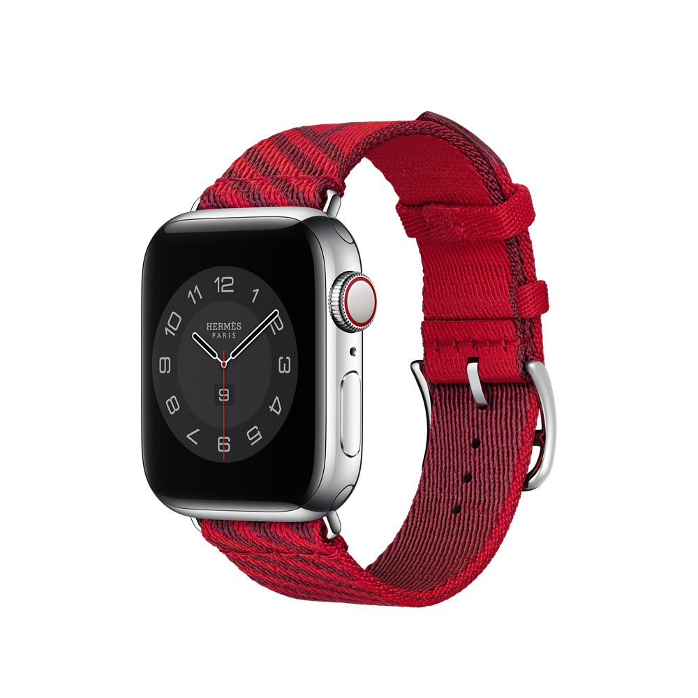 Apple Watch Hermès - 40mm Rouge de Cœur/Rouge H Jumping 