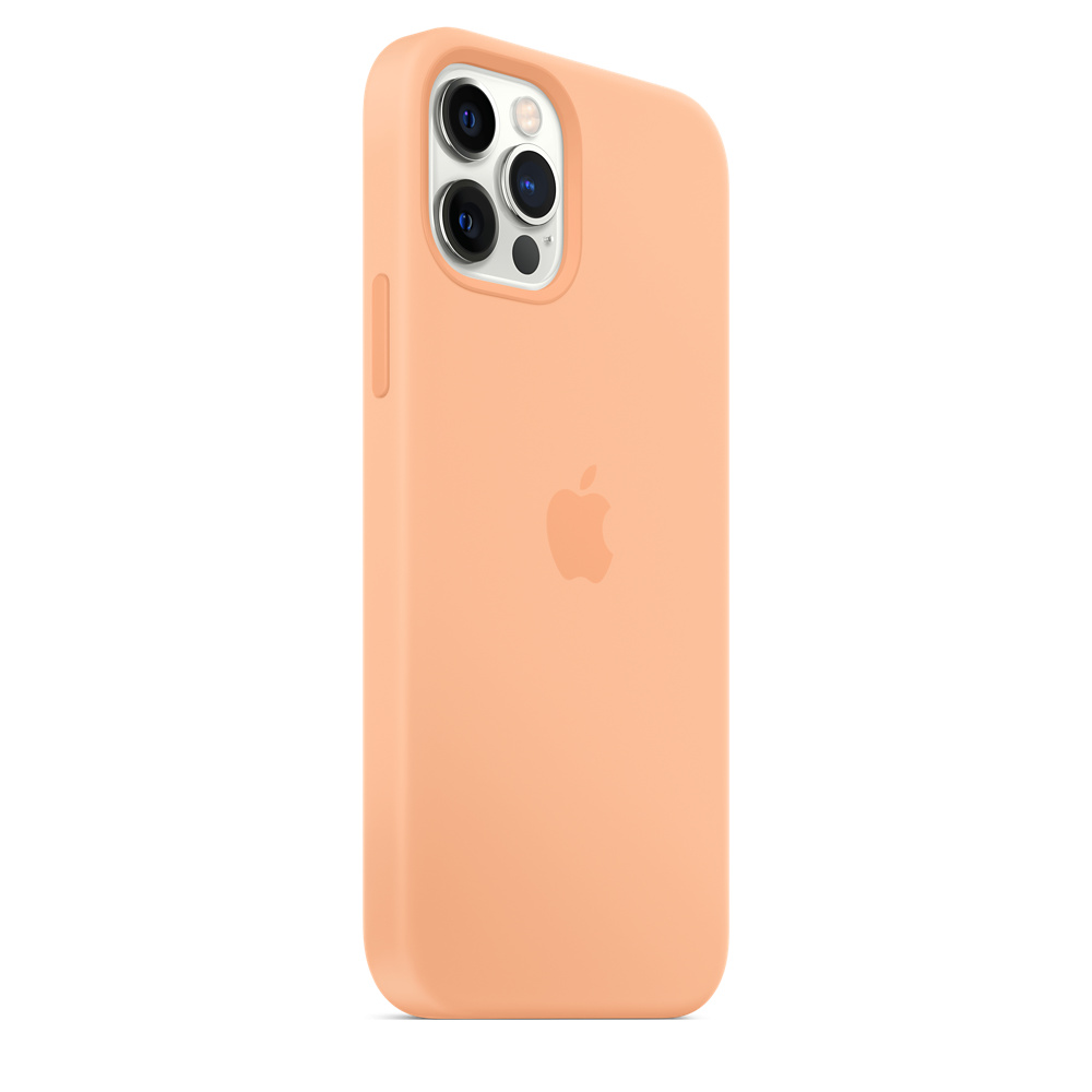 iPhone 12  12 Pro Silicone Case with MagSafe - Cantaloupe - Apple