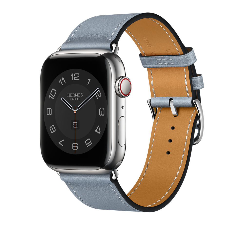 Apple Watch Hermès - 45mmケース用（ブルー・ラン）シンプルトゥール 