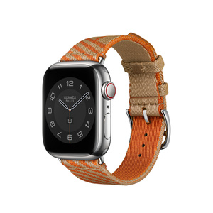 Apple Watch Hermès - 41mm Kraft/Orange Jumping Single Tour - Apple