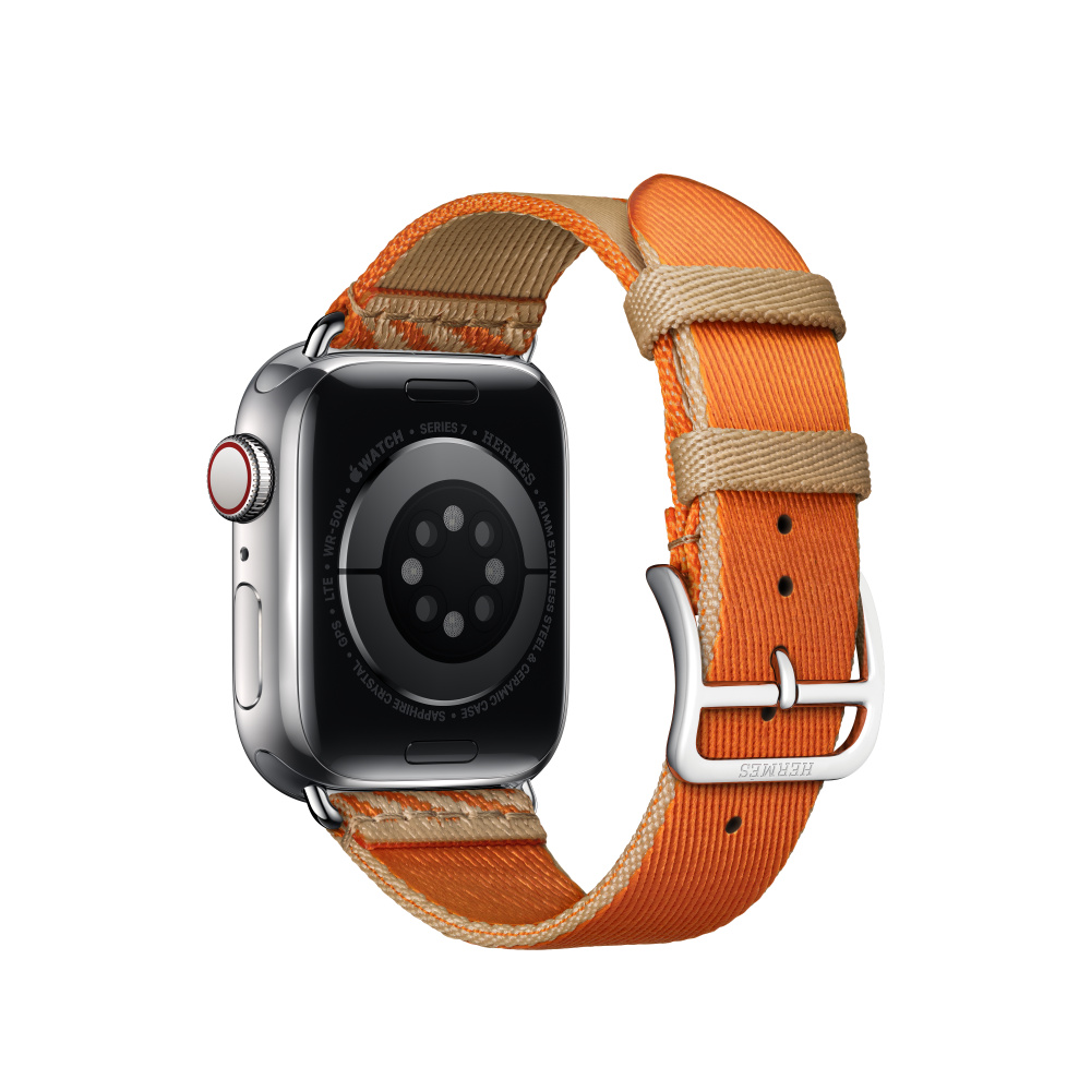 Apple Watch Hermès - 41mmケース用ジャンピング（クラフト/オレンジ 