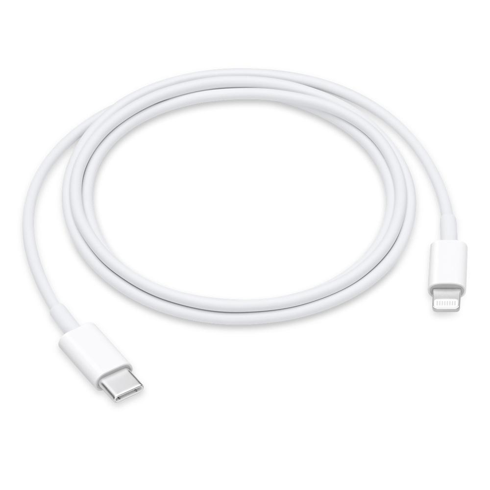 Kit chargeur secteur USB-C 20w+câble Lightning/USB-C 1m blanc - Super U,  Hyper U, U Express 
