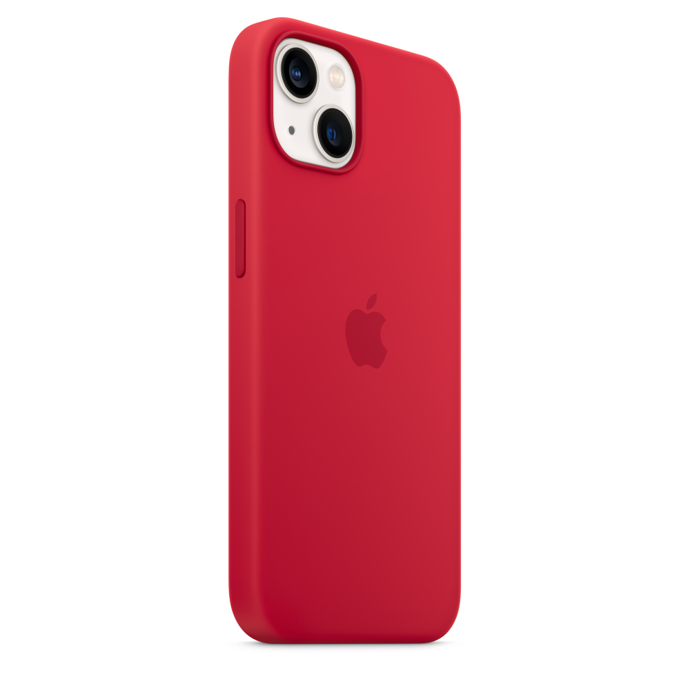 Capa de silicone com MagSafe para iPhone 13 - (PRODUCT)RED - Apple