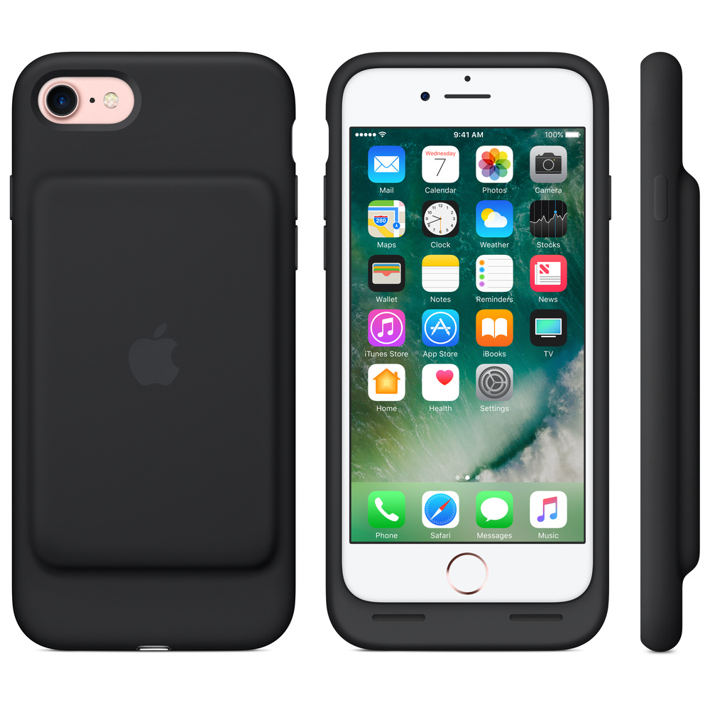 diep sjaal balkon iPhone 7 Smart Battery Case - Black - Apple (SG)