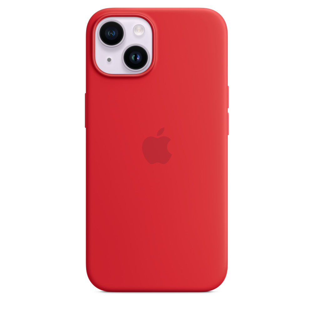 MagSafe対応iPhone 14シリコーンケース - (PRODUCT)RED - Apple（日本）