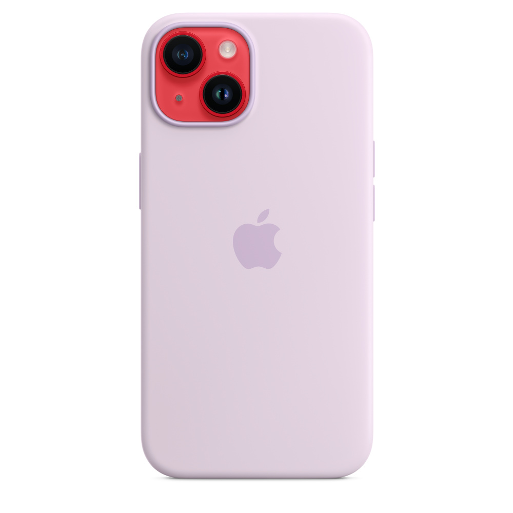 Carcasa Silicona iPhone 14 Apple MagSafe Lila