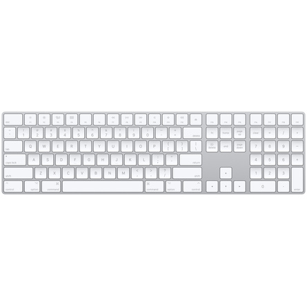 magic keyboard with numeric keypad us english silver