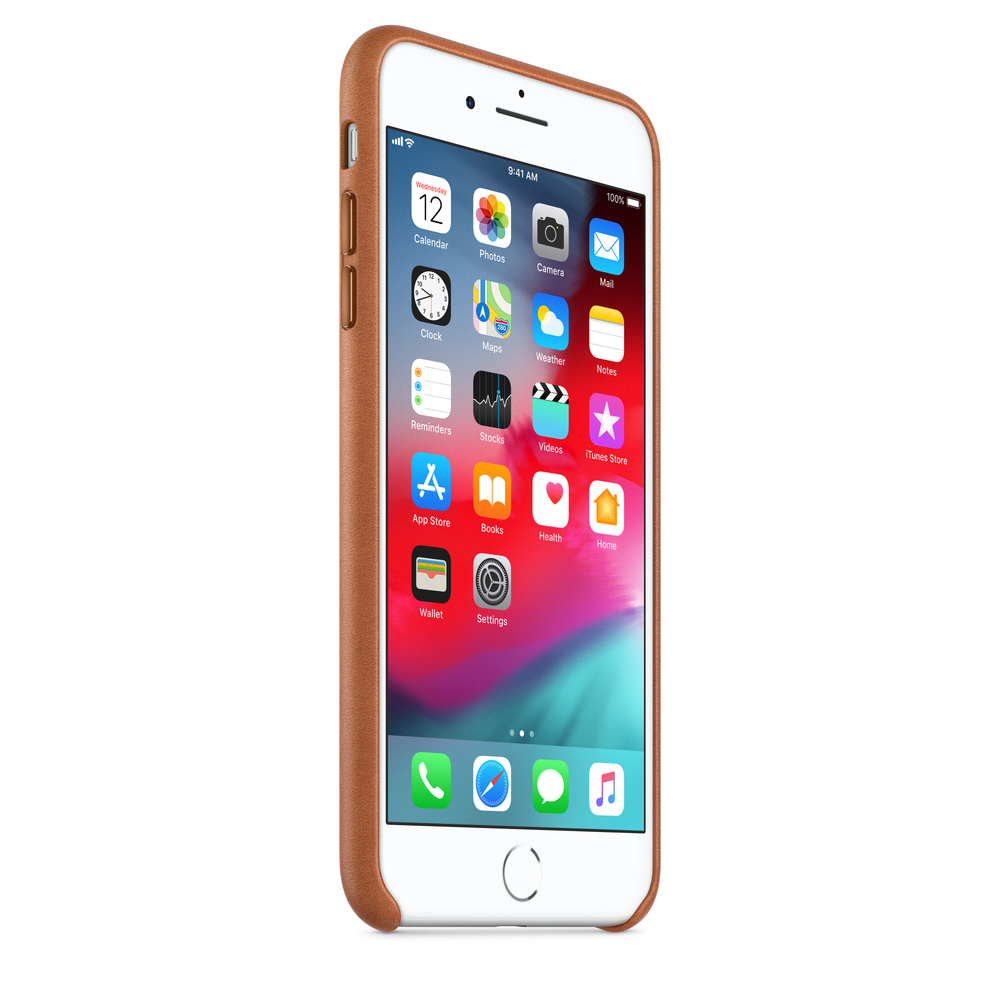 Bel terug Tutor Klant Leren hoesje voor iPhone 8 Plus/7 Plus - Zadelbruin - Apple (NL)