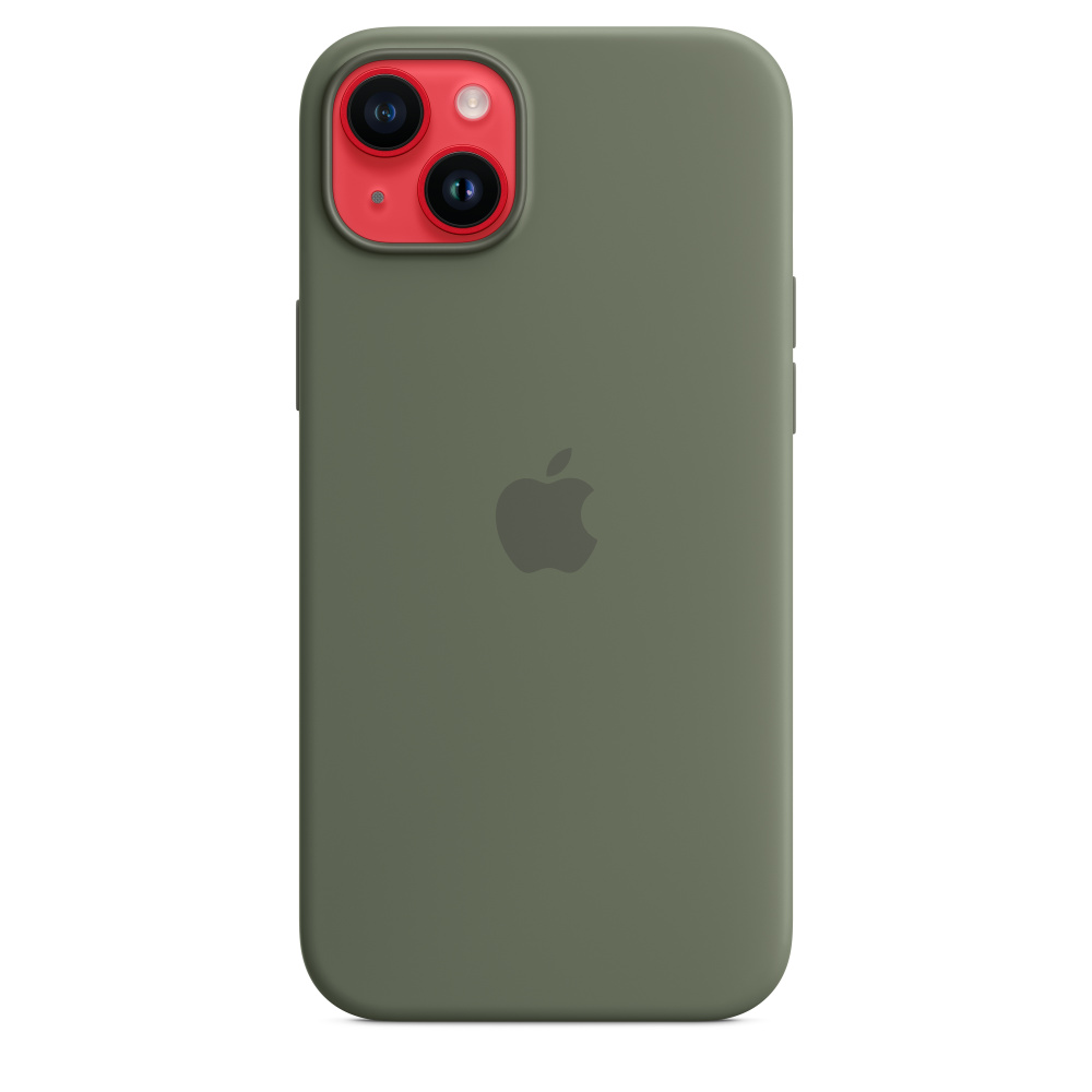 Olive Silicone iPhone 14 Pro Max Case - Caseface