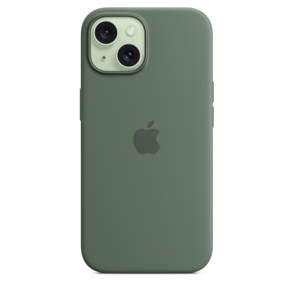 Apple - Cover MagSafe in Silicone per iPhone 12 Mini - Cypress Green