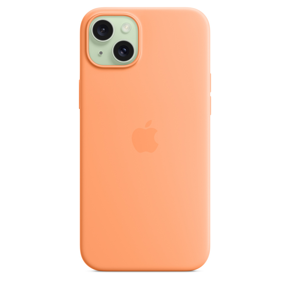 MagSafe対応iPhone 15 Plusシリコーンケース - オレンジソルベ - Apple