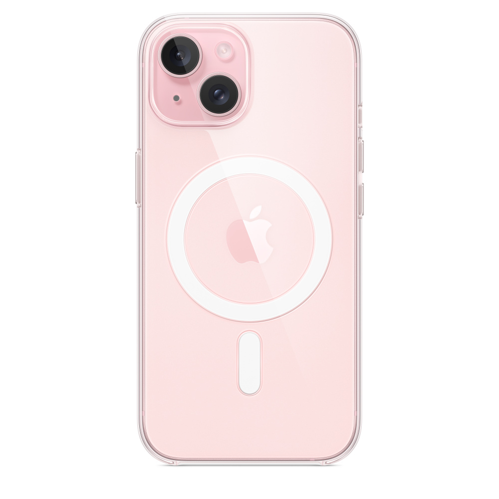 Apple iPhone 15 Pro Max Silicone Case with MagSafe - Light Pink ​​​​​​​
