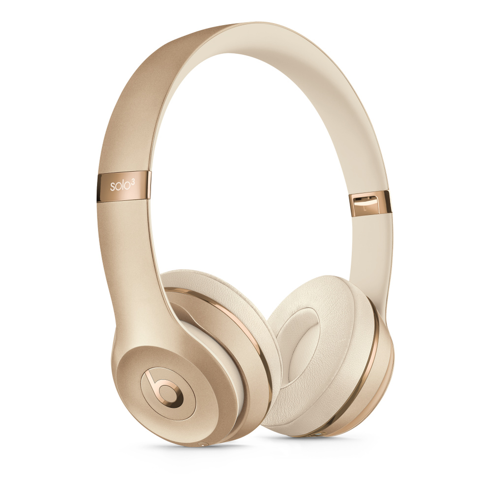 Beats Solo3 Wireless Headphones - Gold - Apple
