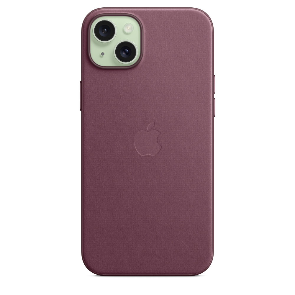 iPhone 15 Plus FineWoven Case with MagSafe - Mulberry - Apple