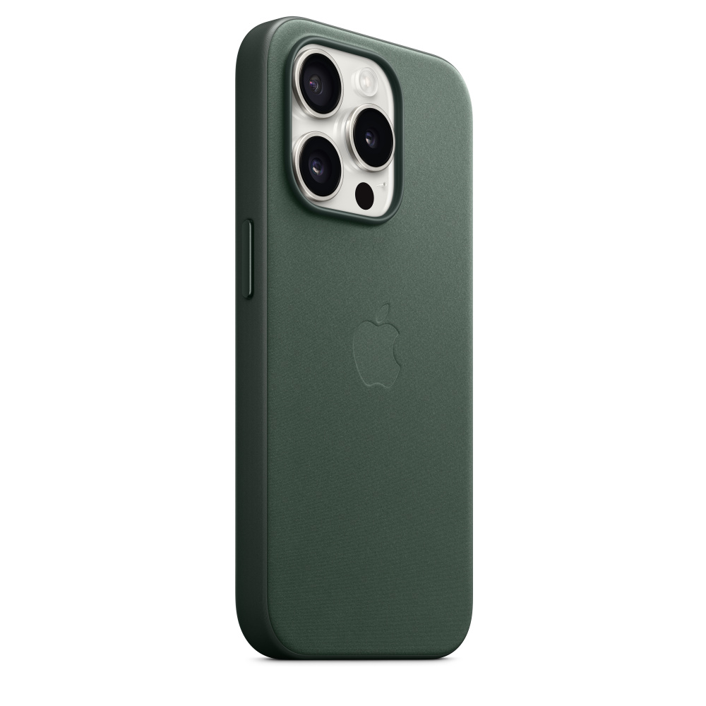 iPhone 15 Pro Max FineWoven Case with MagSafe - Evergreen - Apple