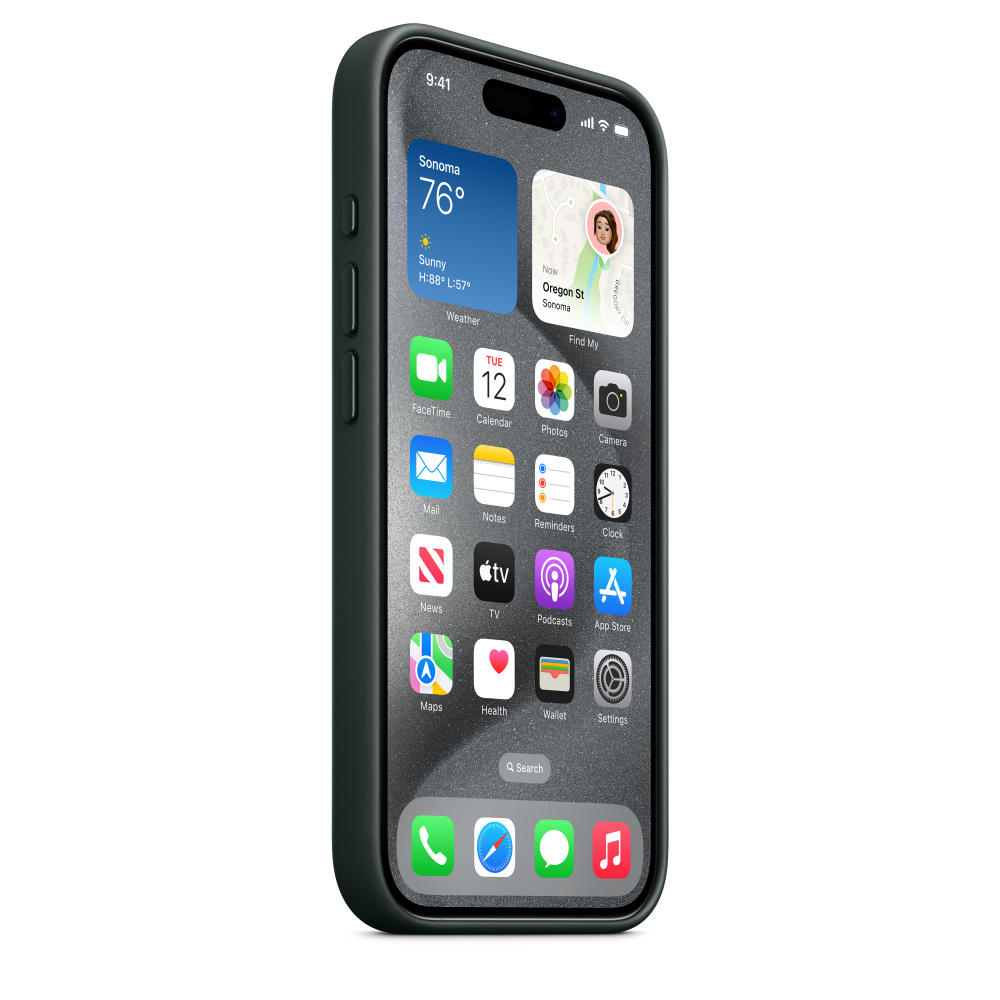 Apple Funda FineWoven con MagSafe para el iPhone 15 Pro