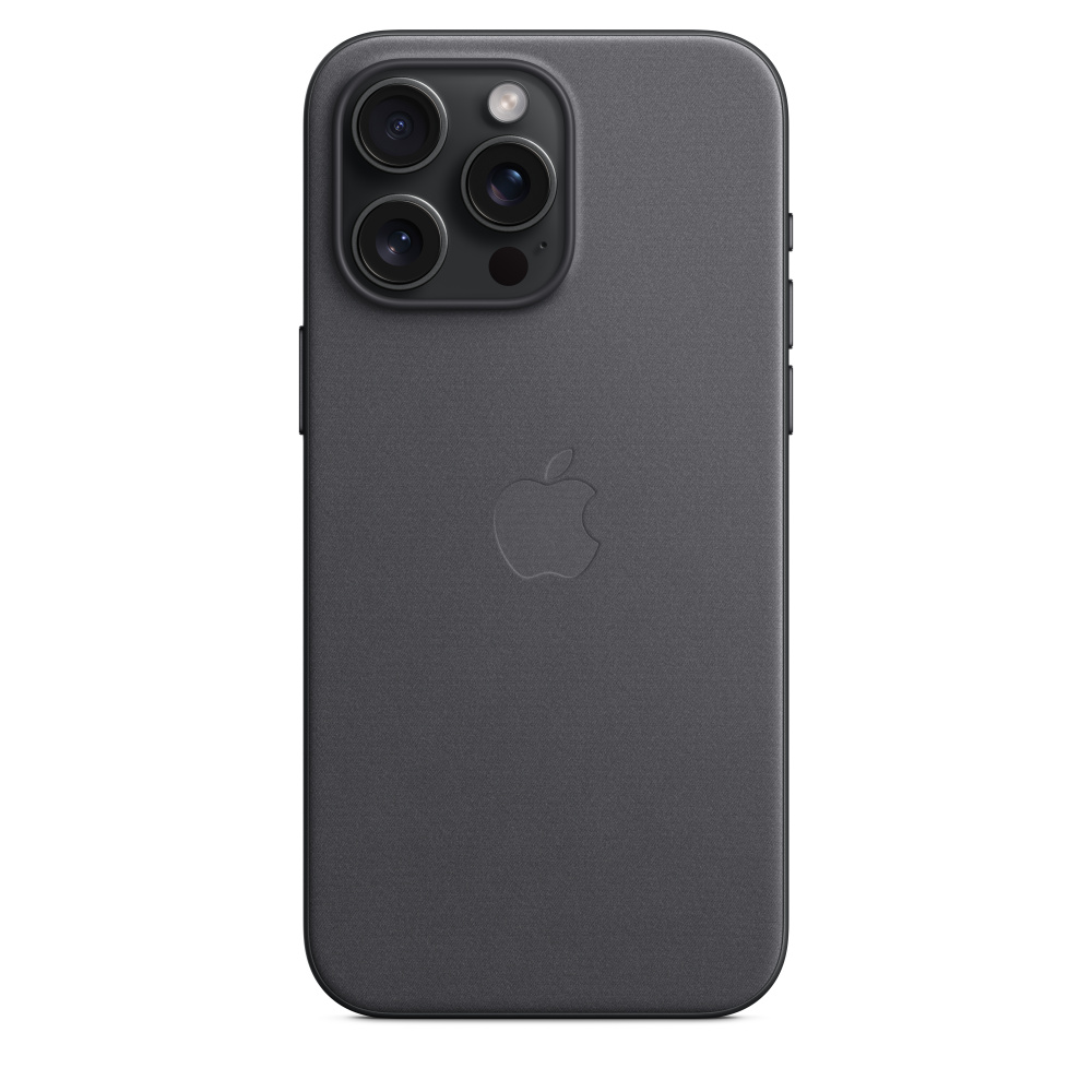 MagSafe対応iPhone 15 Pro Maxファインウーブンケース - ブラック 