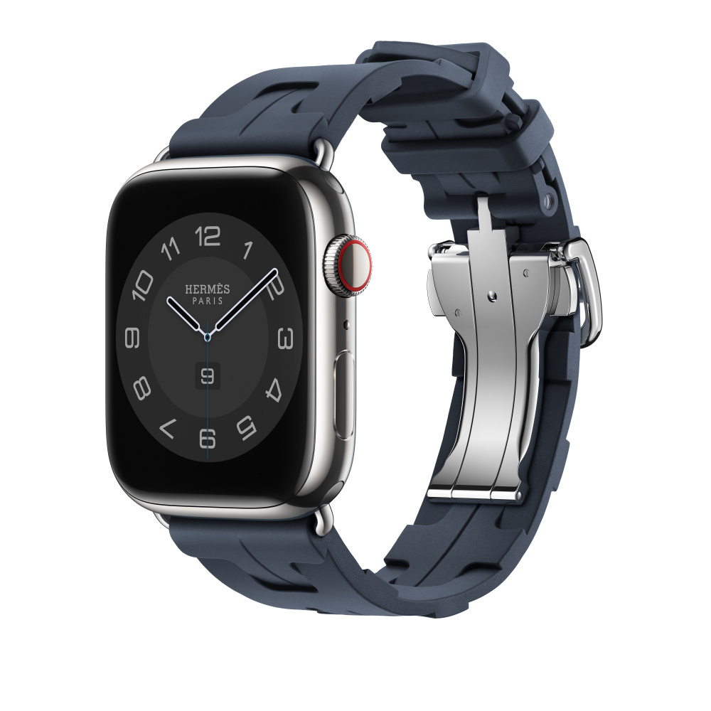 Apple Watch Hermès - 45mmケース用キリム（ネイビー）シンプル 