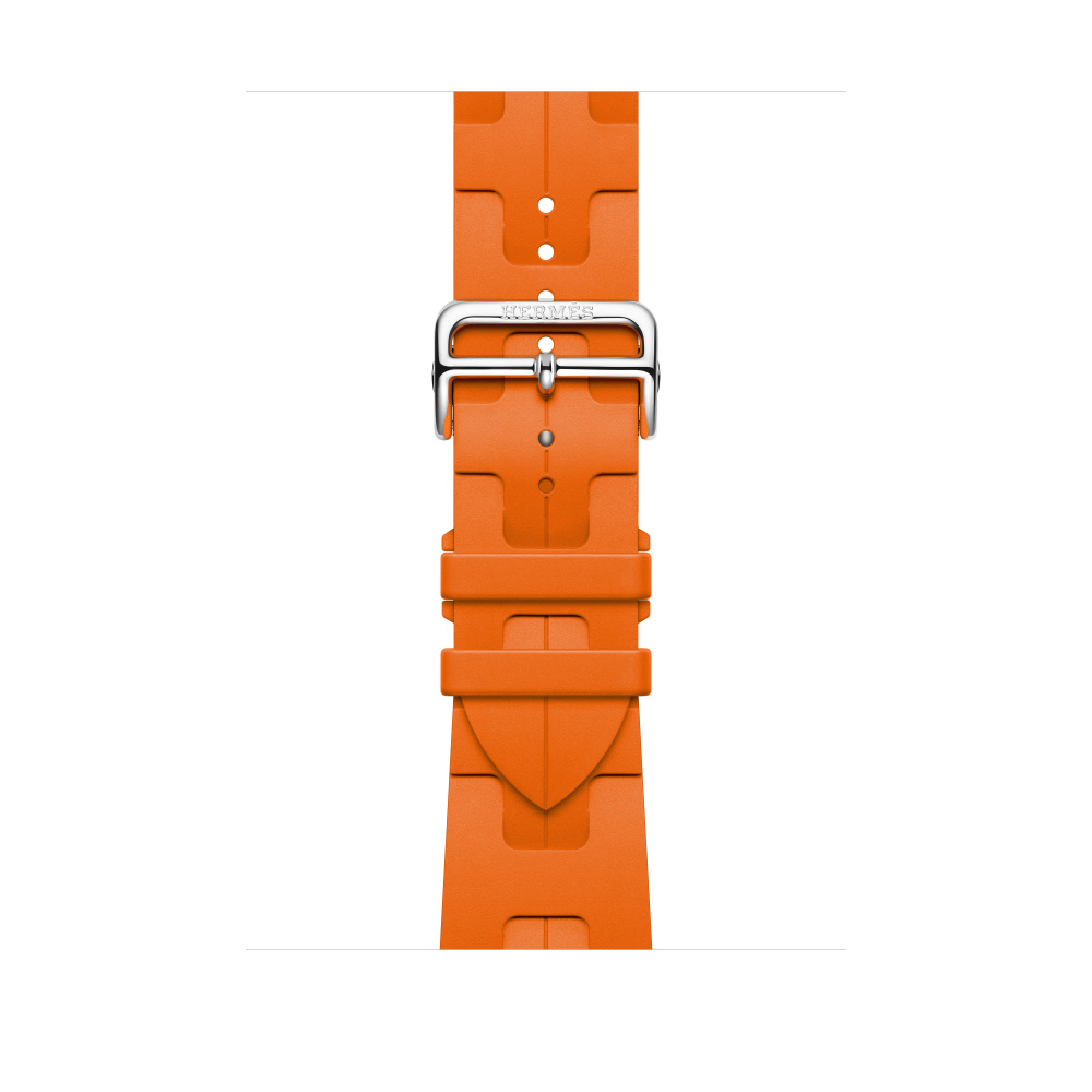 Apple Watch Hermès - 45mmケース用キリム（オレンジ）シンプル 