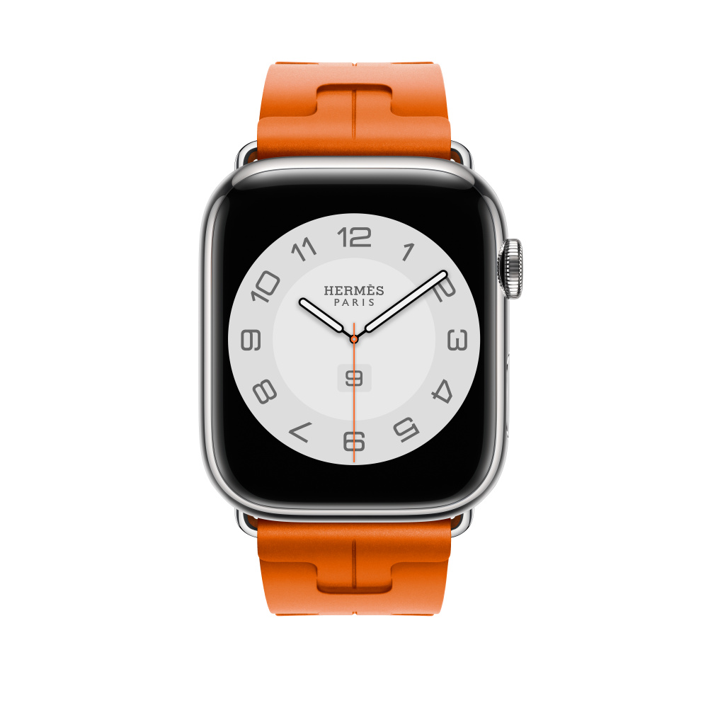 Apple Watch Hermès - 45mmケース用キリム（オレンジ）シンプル ...