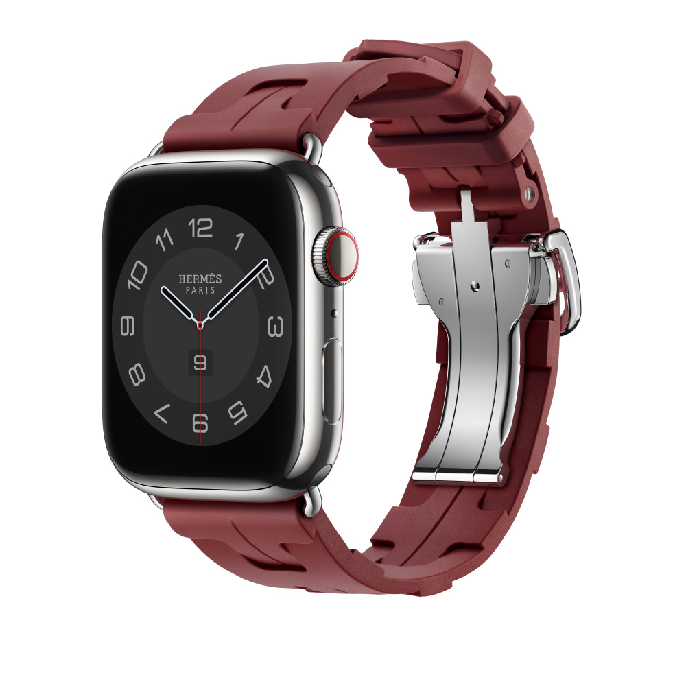 Apple Watch Hermès - 45mm Rouge H Kilim Single Tour - Apple
