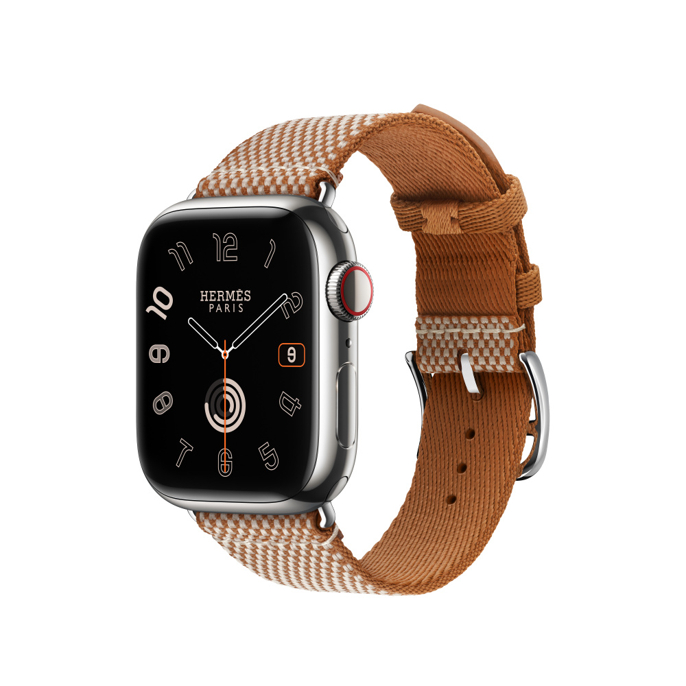Apple Watch Hermès - 41mmケース用トワルH（ゴールド/エクリュ 