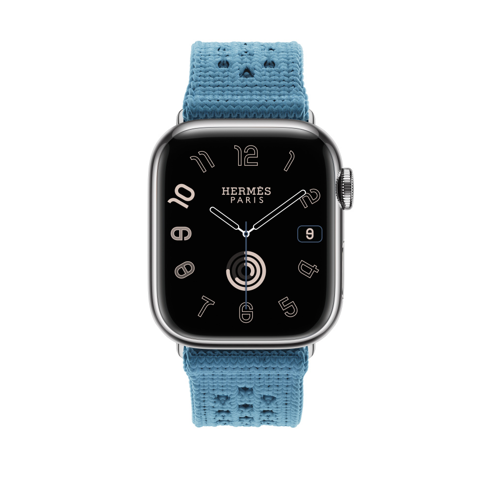 Apple Watch Hermès - 41mm Bleu Jean Tricot Single Tour - Apple