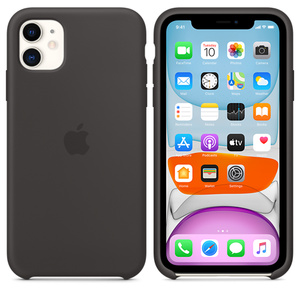iphone 11 icin silikon kilif siyah apple tr