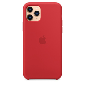 Iphone 11 Pro Silicone Case Product Red Apple