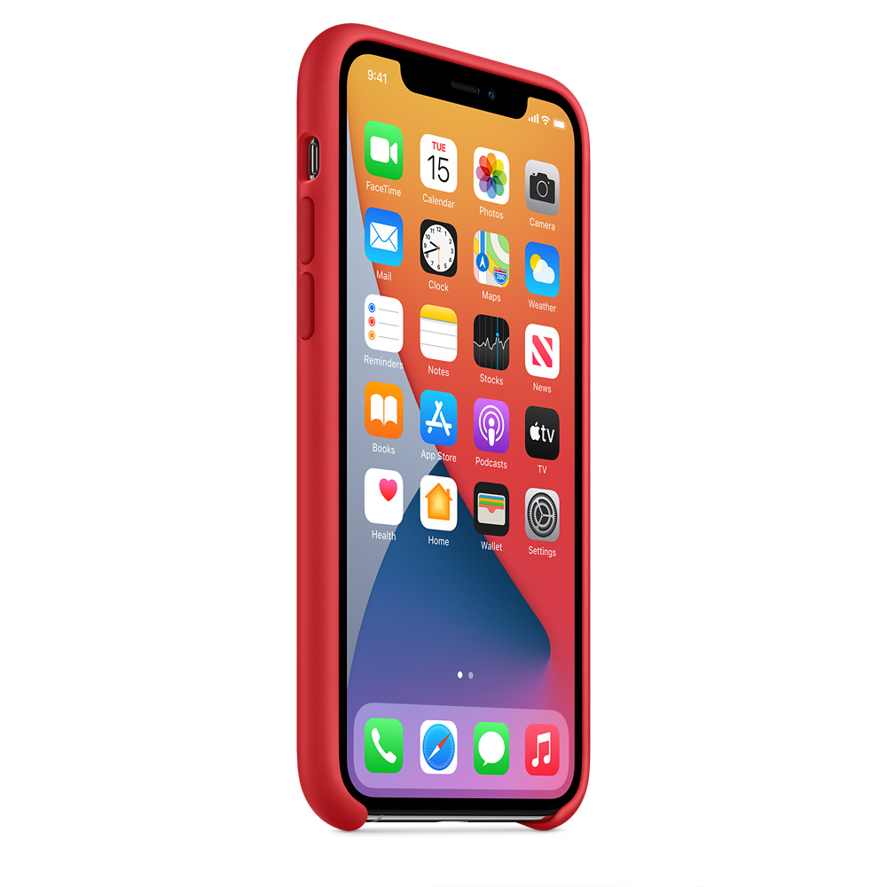 Capa Apple de Silicona para IPhone 11 Pro Max MWYV2ZM/A - Red