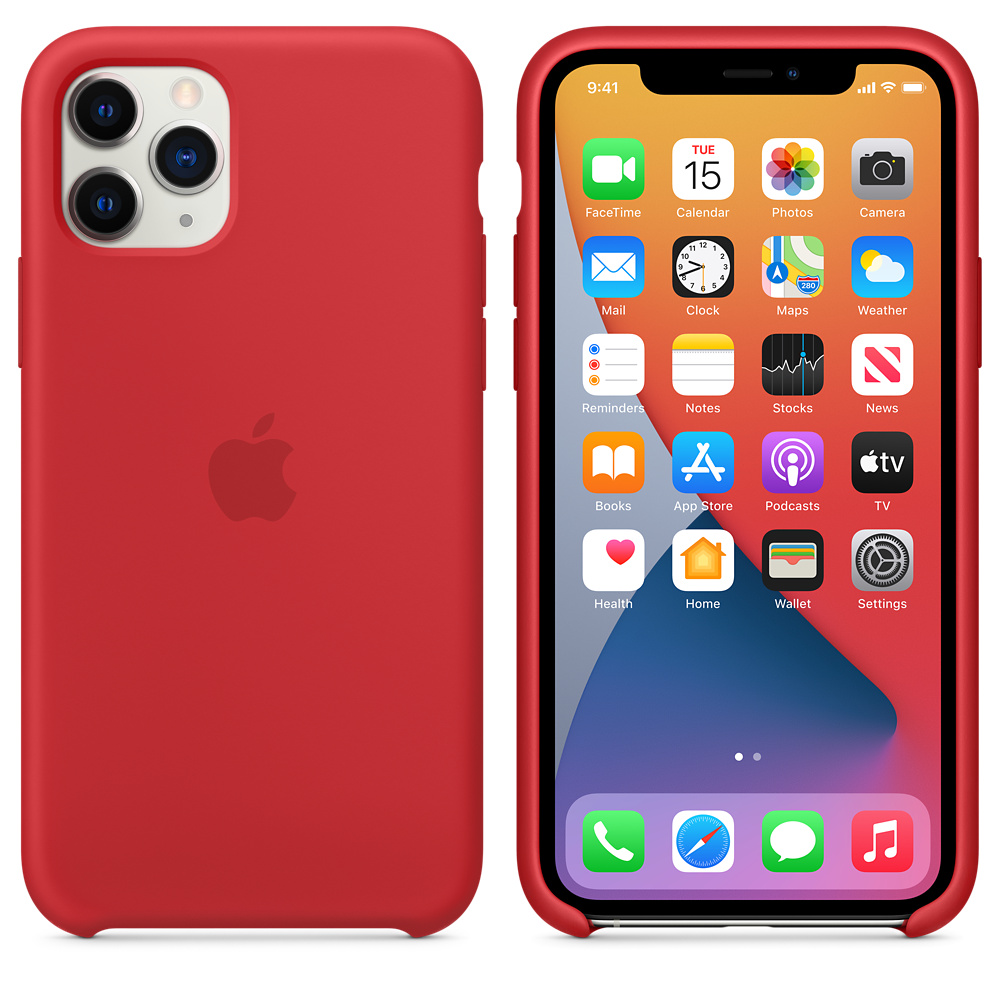 Skriv en rapport frustrerende Blot iPhone 11 Pro Silicone Case - (PRODUCT)RED - Apple