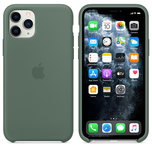 Iphone 11 Proシリコーンケース パイングリーン Apple 日本