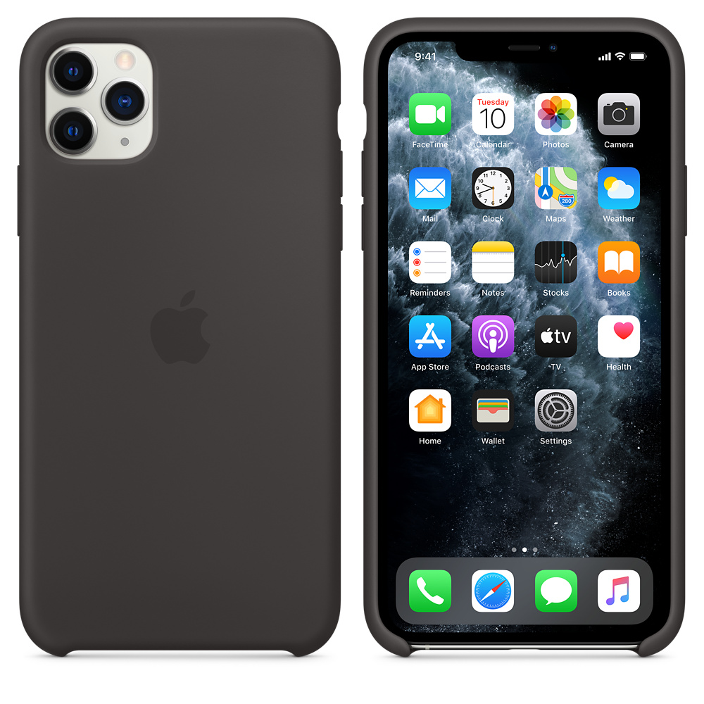 Ajuste Formular dueño Funda de silicona para el iPhone 11 Pro Max - Negro - Apple (ES)