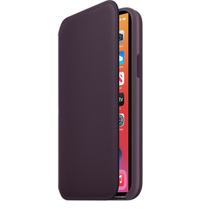 iPhone 11 Pro Leather Folio - Aubergine - Apple