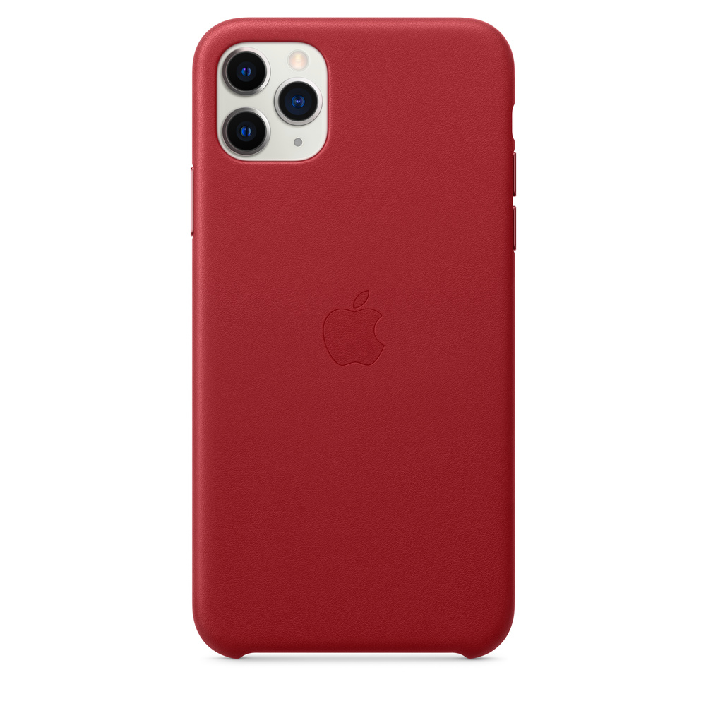 civile Robust intellektuel iPhone 11 Pro Max Leather Case - (PRODUCT)RED - Apple