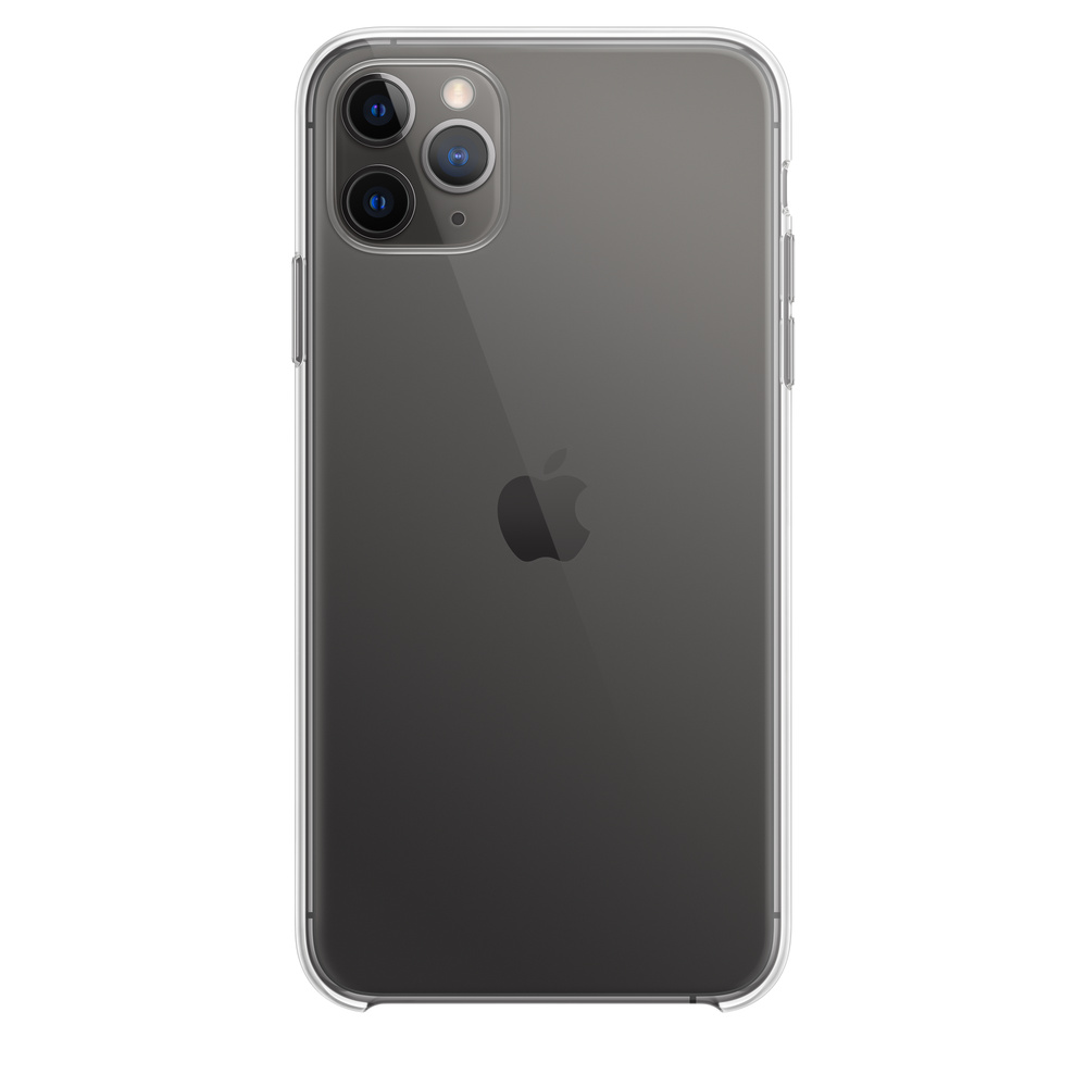 Coque iPhone 11 Pro Max Silicone Caméra Couvert Transparent