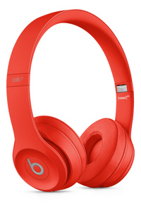 Beats Solo3 Wireless Headphones Red Apple